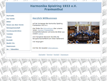 Tablet Screenshot of harmonika-spielring-frankenthal.de